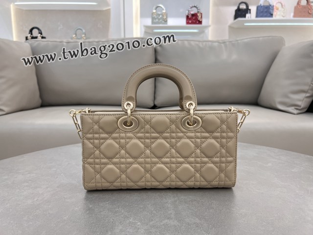 Dior专柜新款迪奥顶级原单杏色Lady D-Joy手袋手提肩背女包 djfk1228